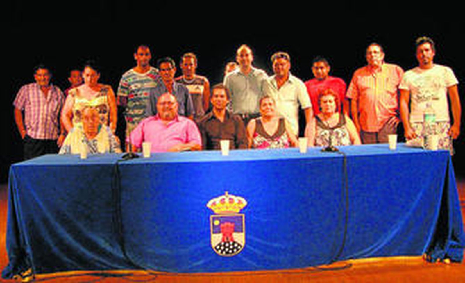 Los asistentes al encuentro que tuvo lugar en la Biblioteca Municipal.