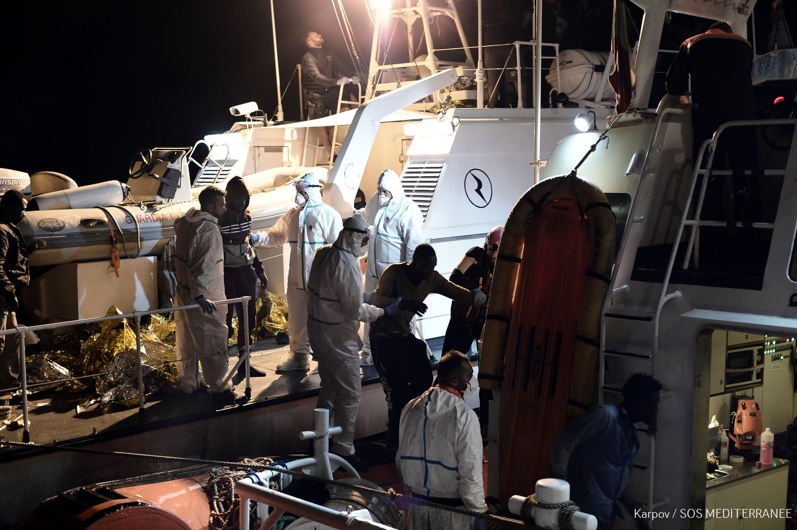 Las imágenes del 'Aquarius'.