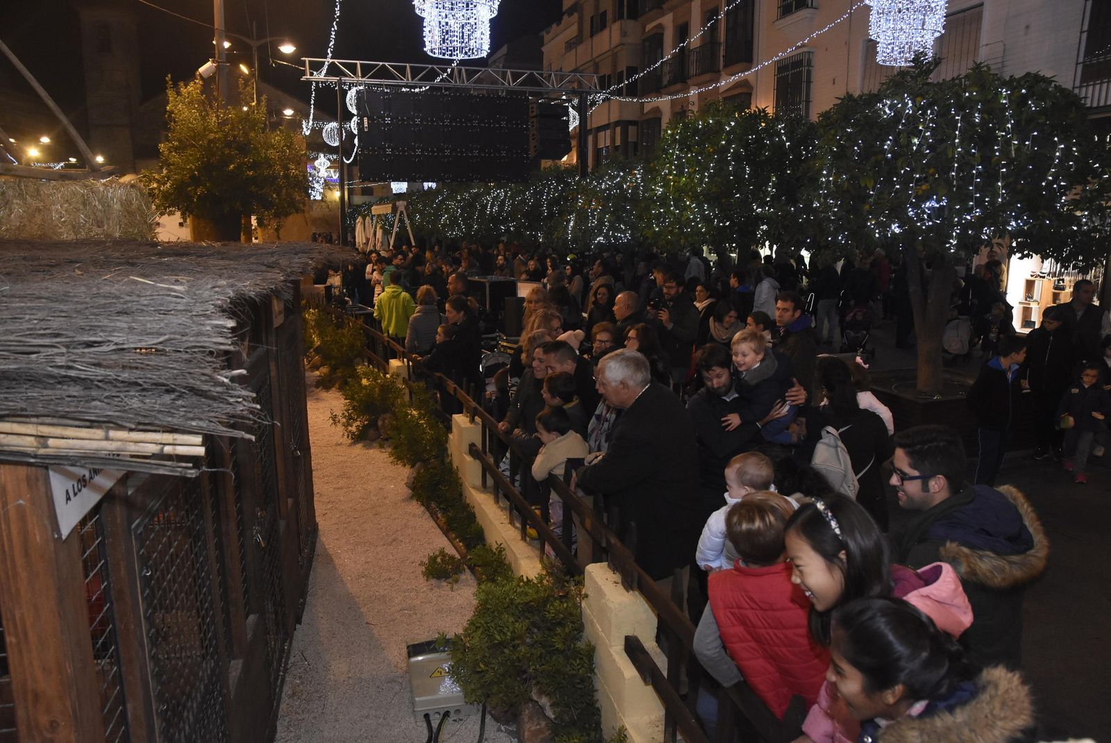 Las imágenes del alumbrado navideño de Lucena