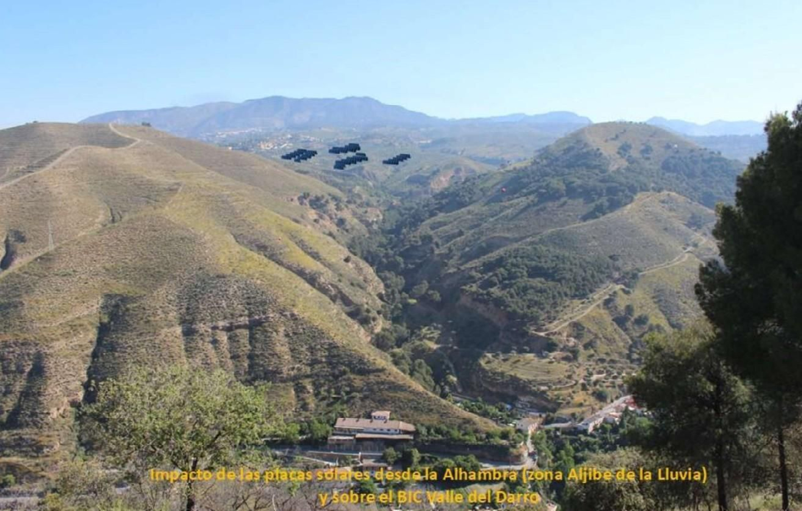 Recreación ecologista del impacto de la planta de El Fargue