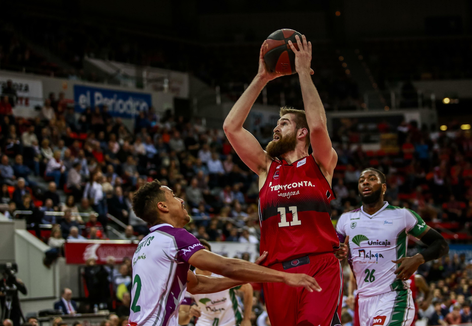 El Tecnyconta Zaragoza - Unicaja, en fotos