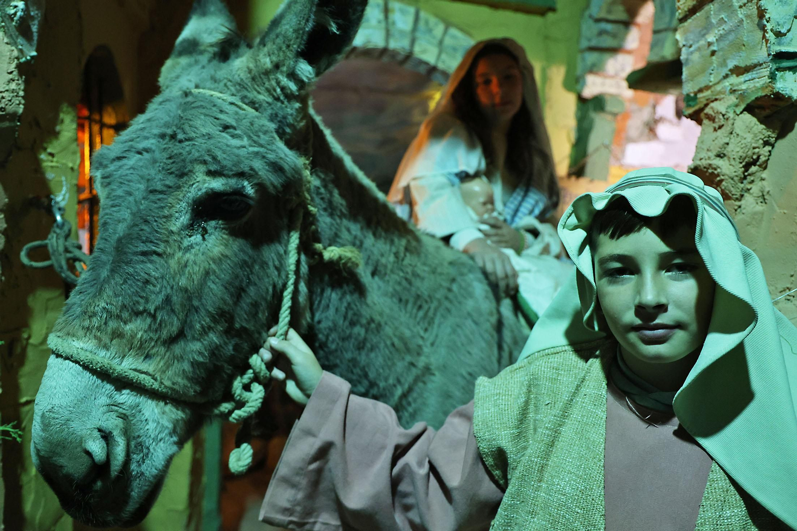 Las imágenes del Belén Viviente de Beas