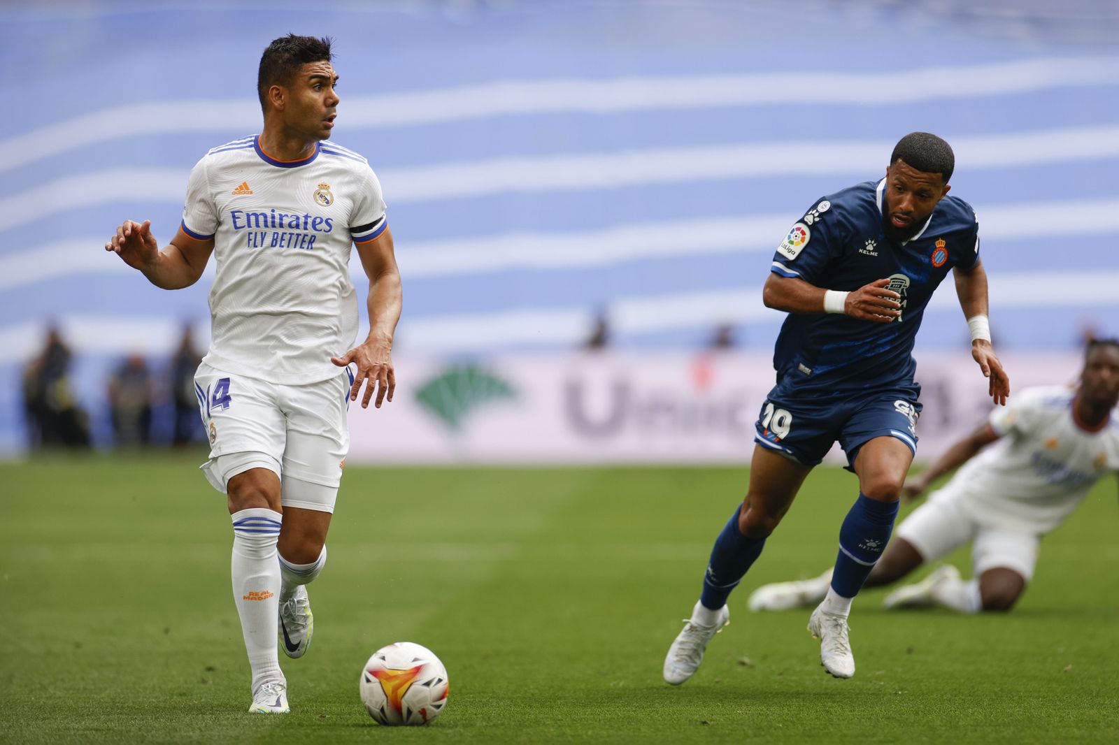 Victoria del Real Madrid y celebración del título de Liga