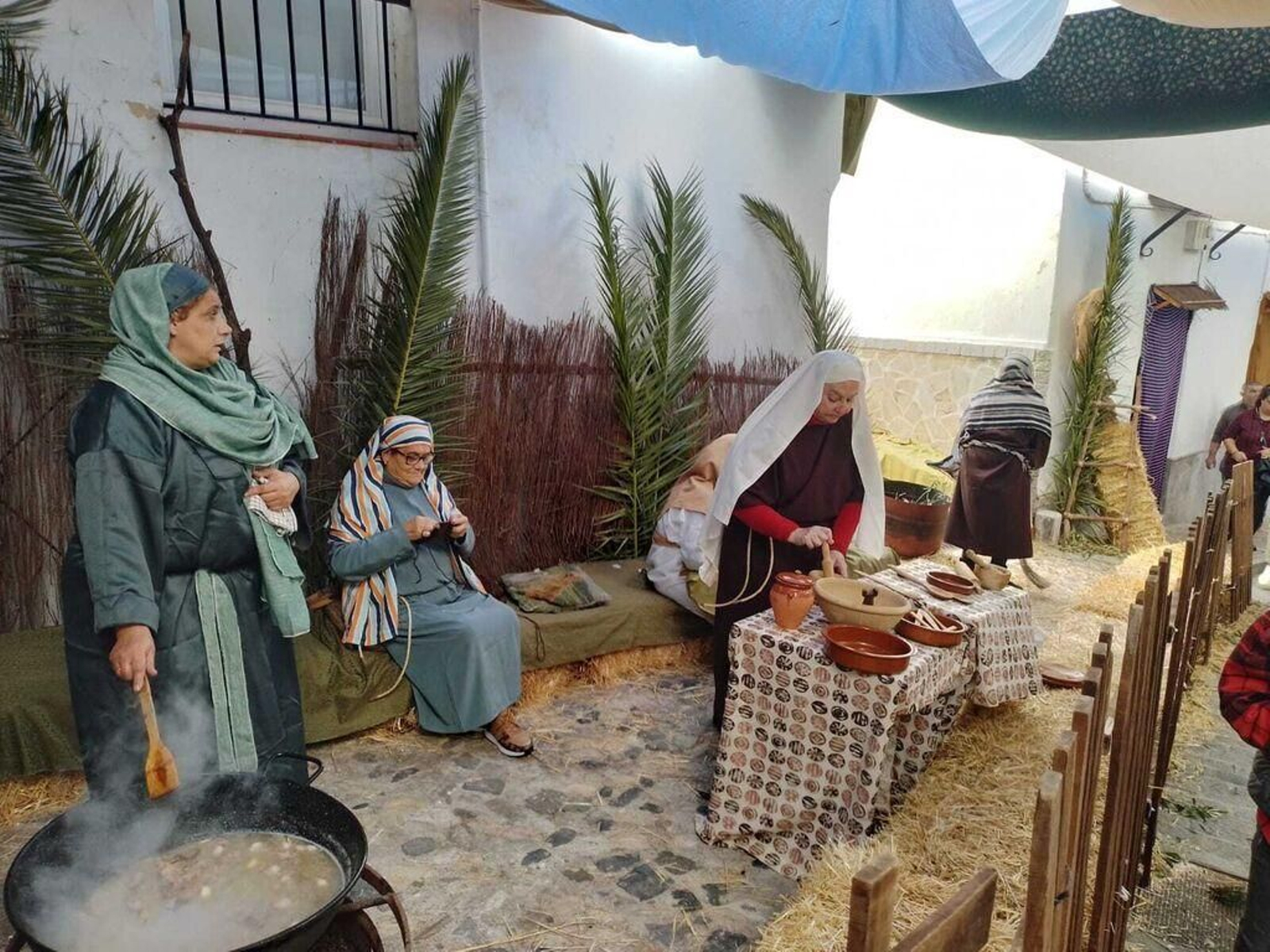 Imagen del belén viviente de Medina Sidonia en 2022.