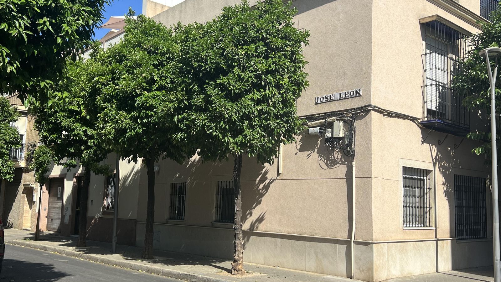 Calle José León en el Barrio León