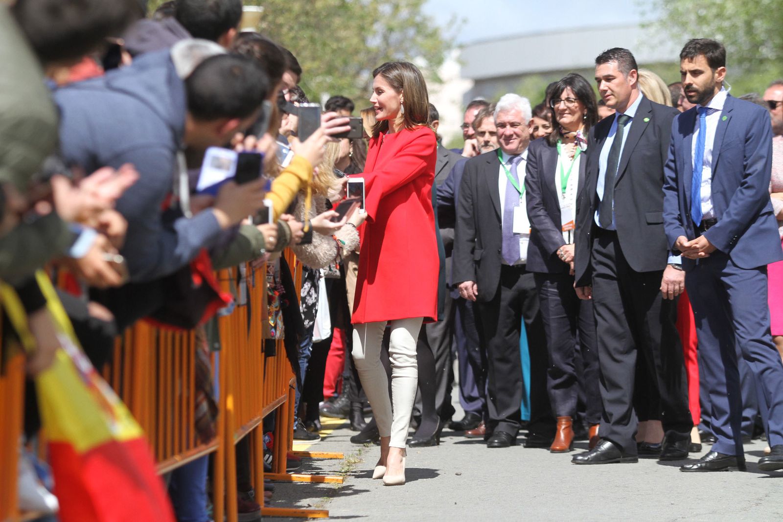 Imágenes de la visita de la reina Letizia a Huelva