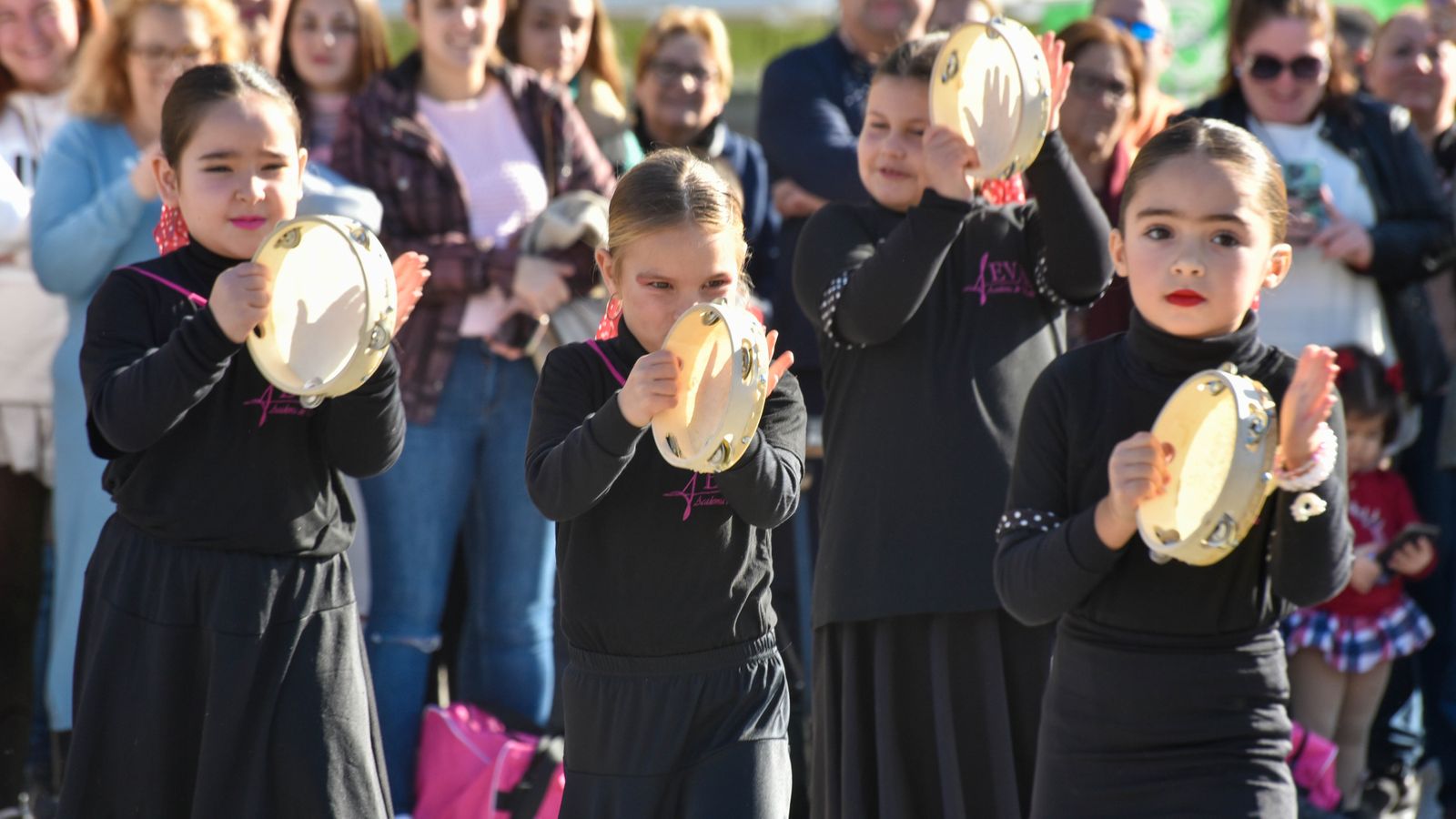 Flash mob flamenco en la Plaza de la Constitución de La Línea