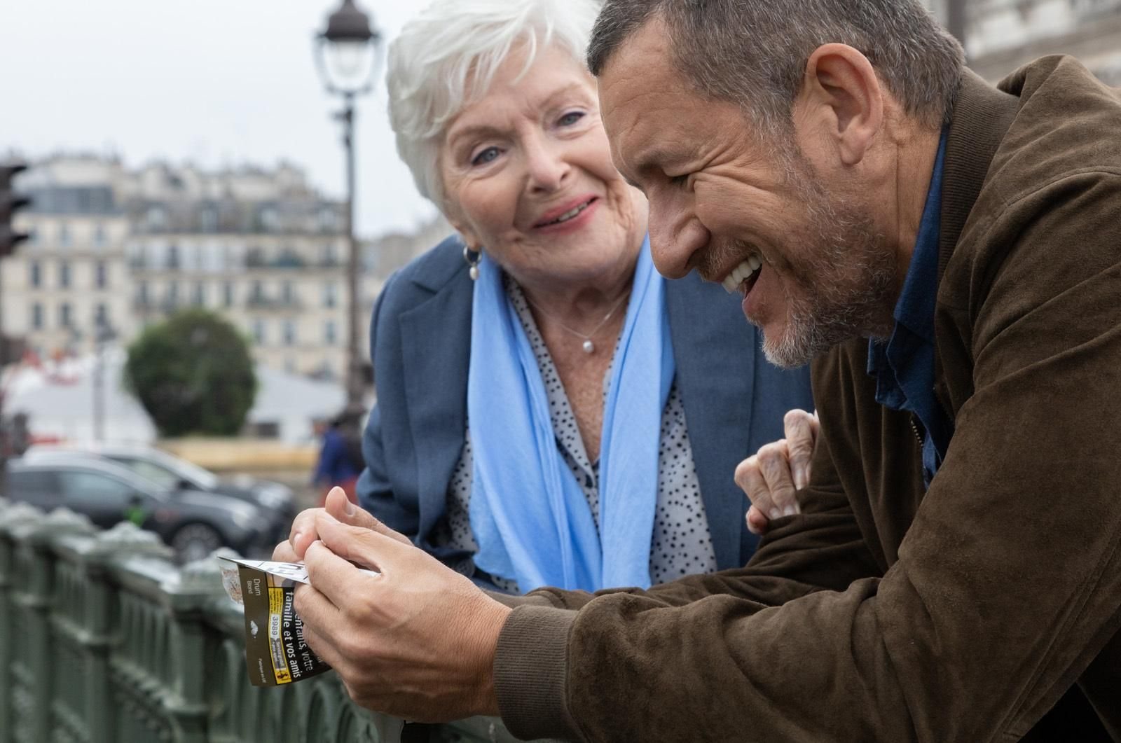 Line Renaud y Dany Boon, en 'Un paseo con Madeleine'.