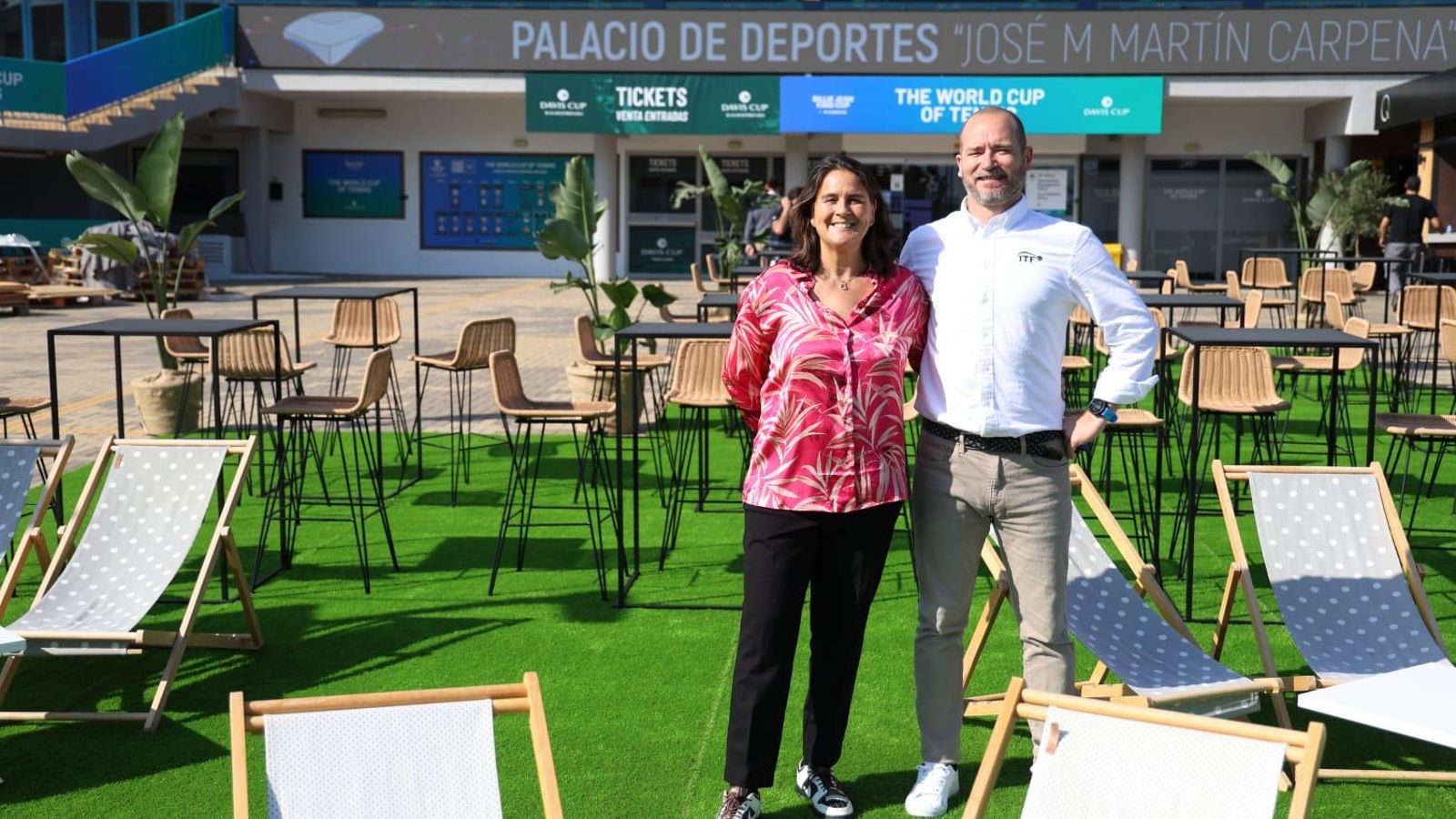 Conchita Martínez (Billie Jean King Cup) y Gonzalo Cernuda (Copa Davis).