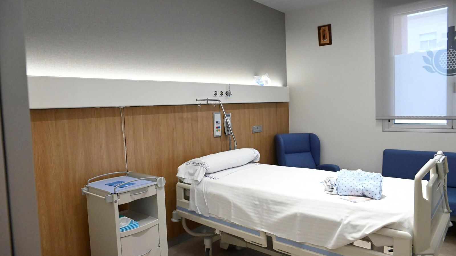 Una habitación de Maternidad del Hospital San Juan de Dios de Córdoba. Una habitación de Maternidad del Hospital San Juan de Dios de Córdoba.