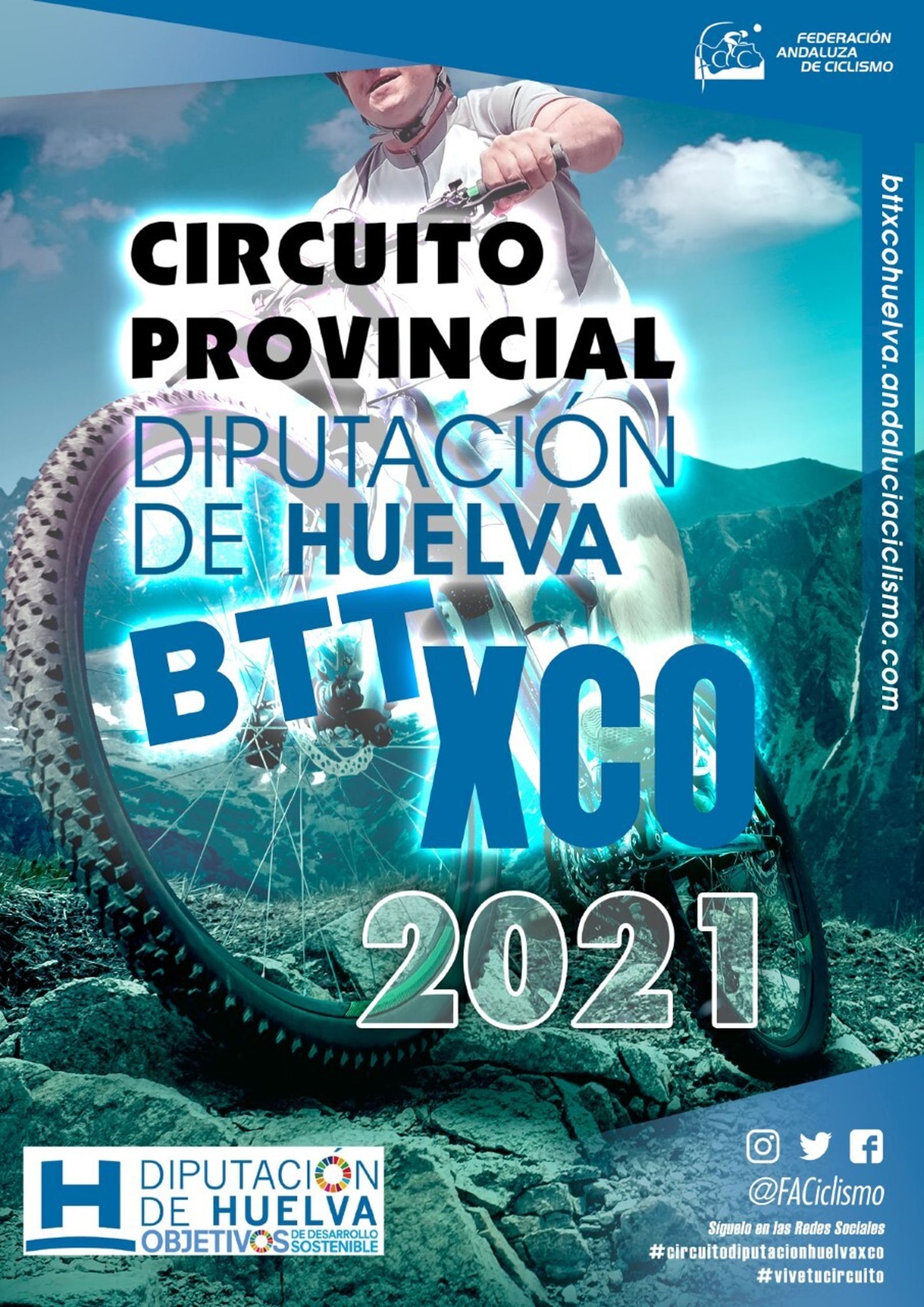 Cartel anunciador de este Circuito Provincial Diputación de Huelva XCO.