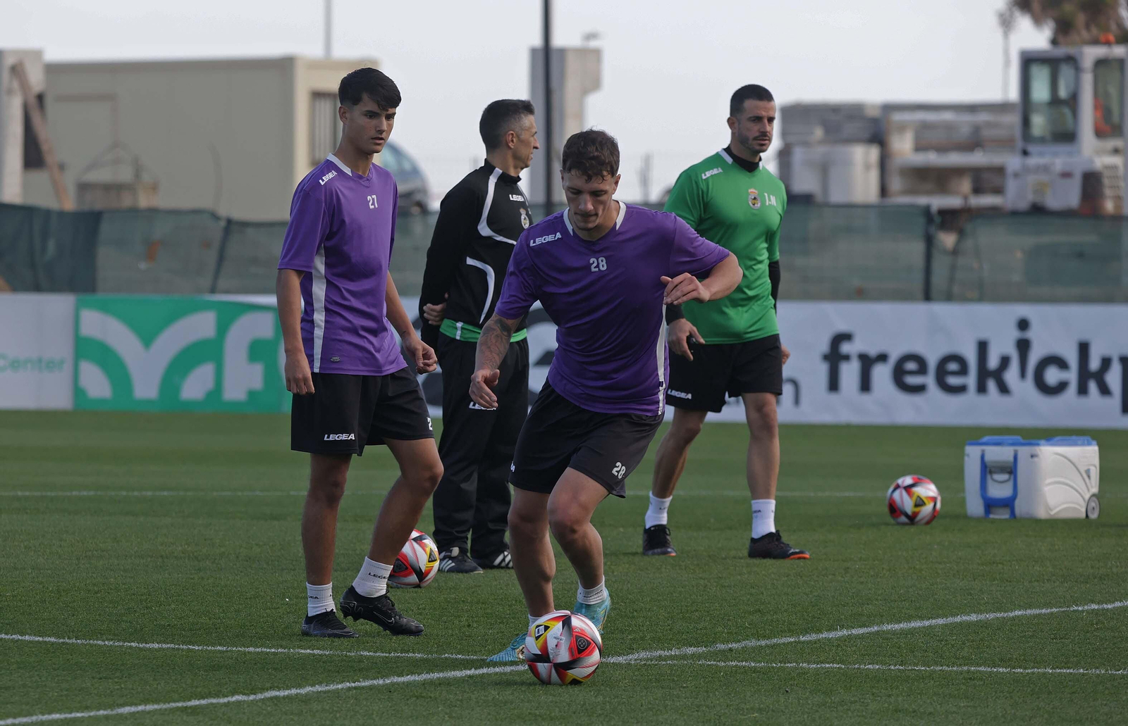 La vuelta a los entrenamientos de la Balona después del descanso de Navidad, en imágenes