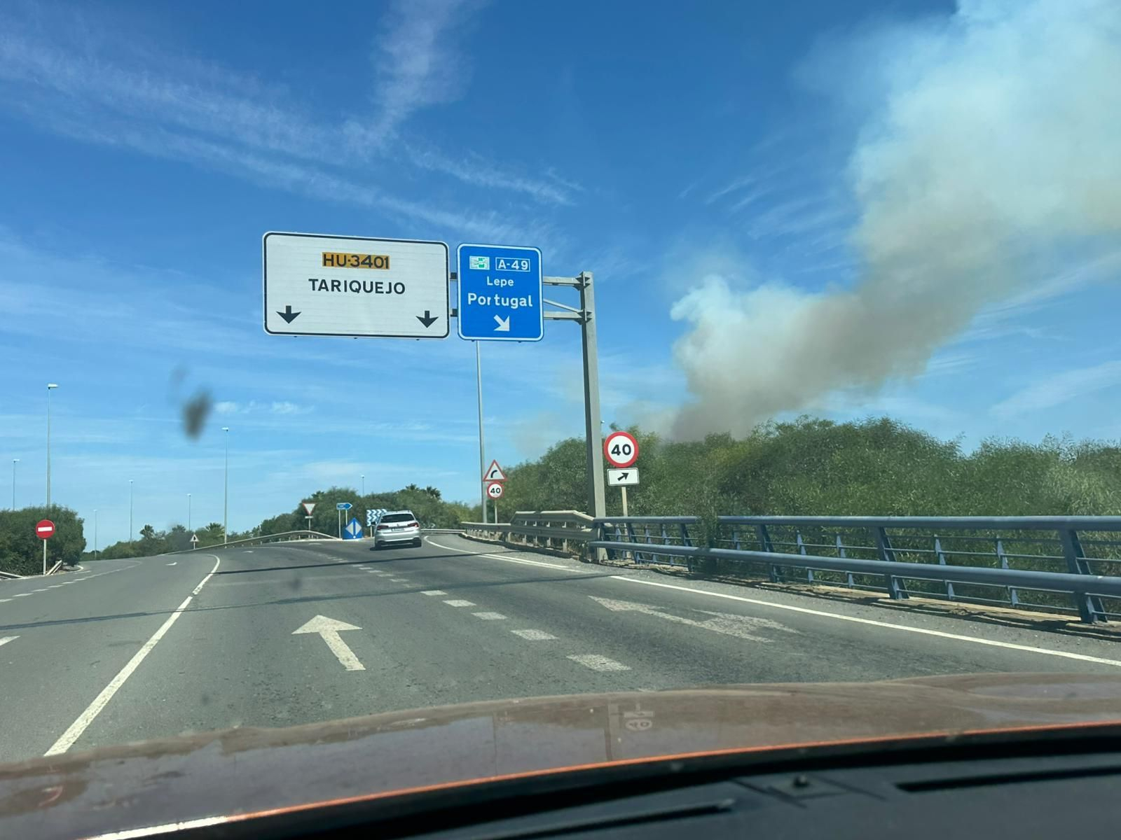 Incendio declarado cerca de Tariquejo.