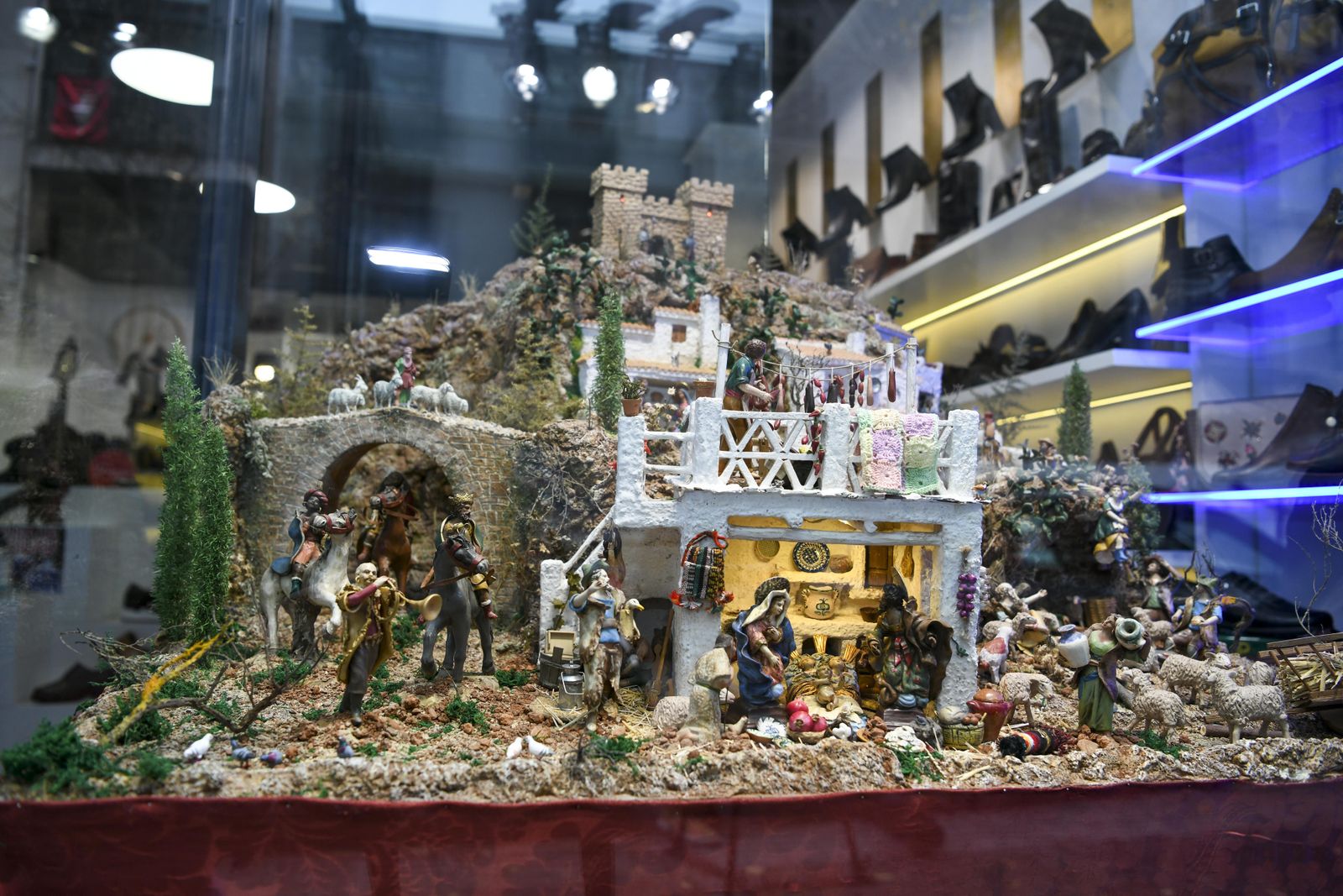 Imagen de archivo de un belén en Granada