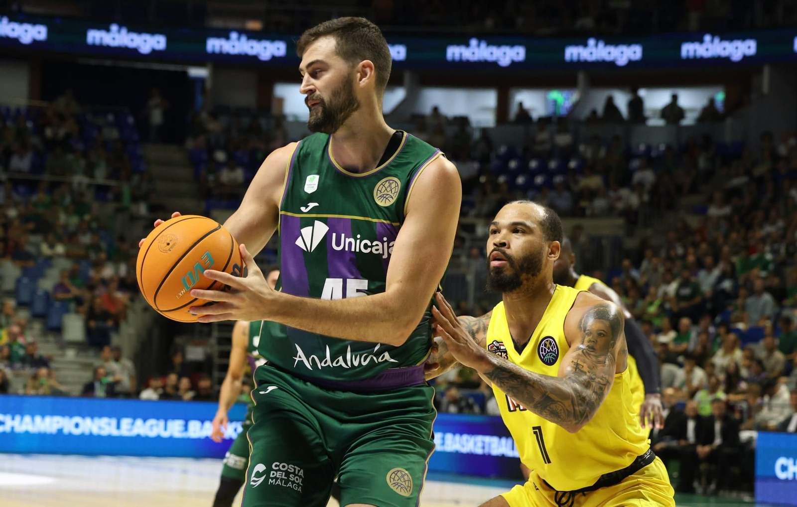 El Unicaja-Mersin, en fotos