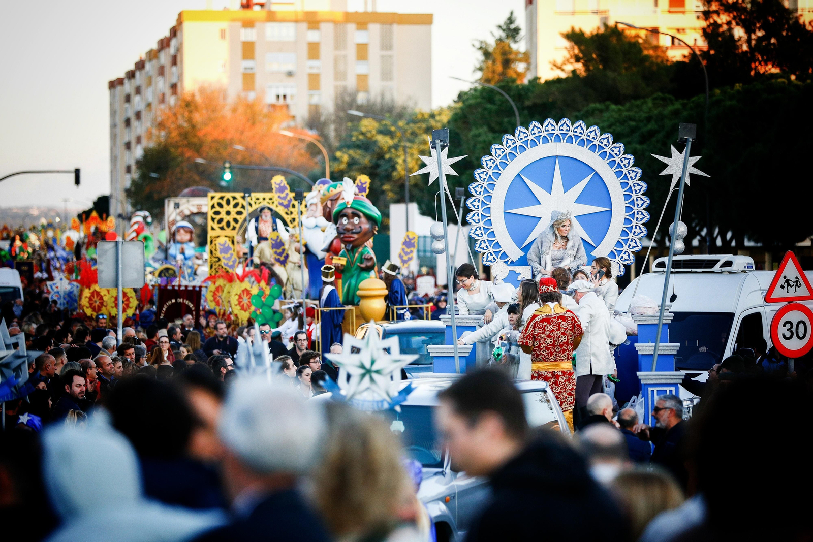 Las imágenes de los Magos de Oriente en San Fernando