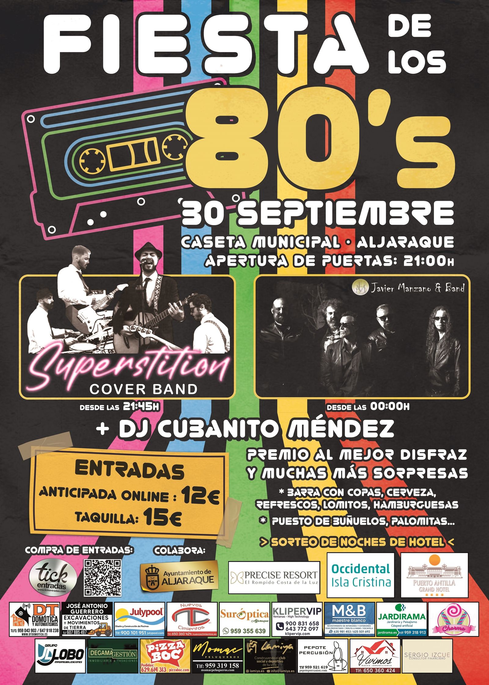 Cartel de la Fiesta de los 80's