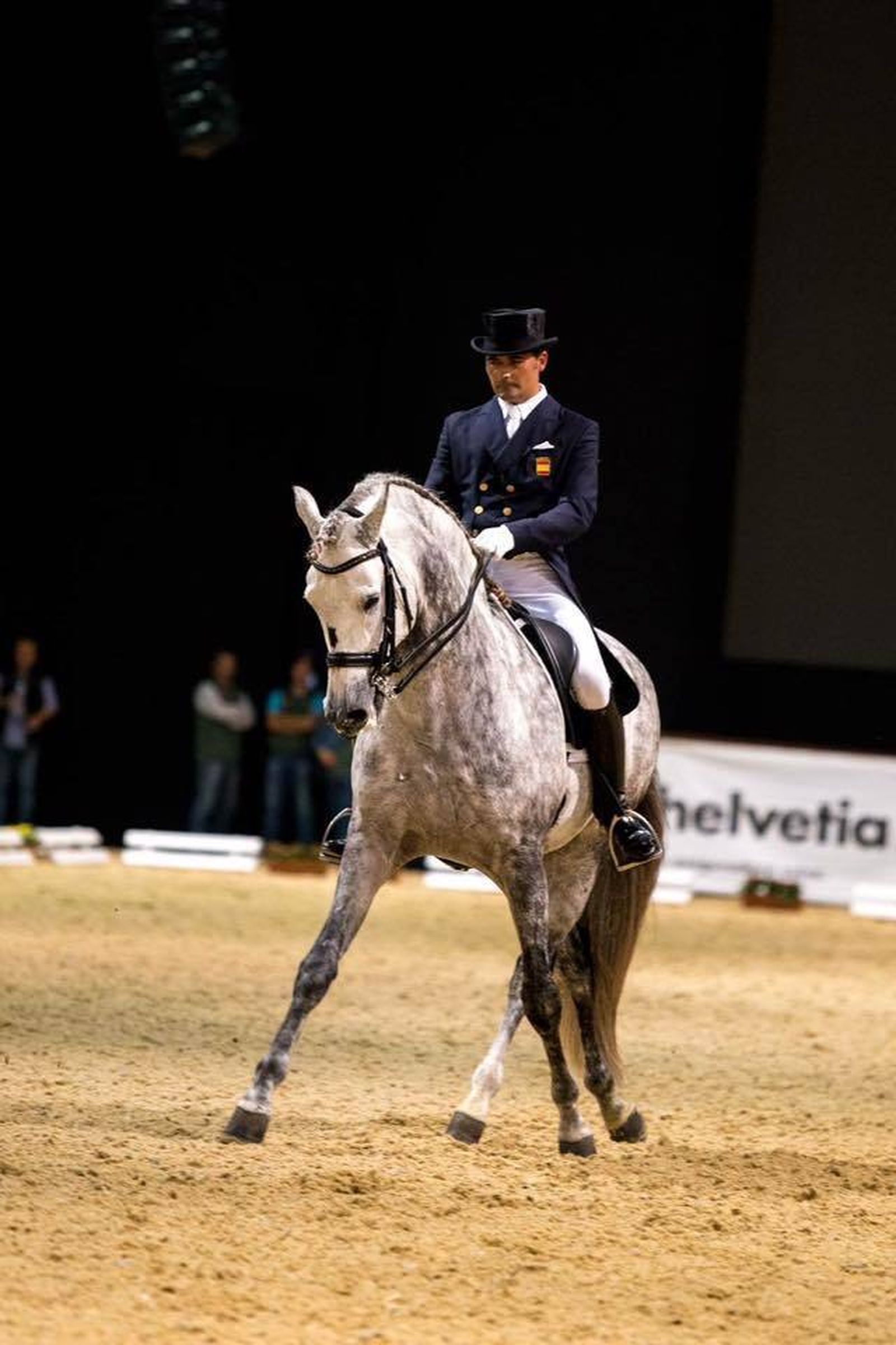 José Antonio García, durante una de sus exhibiciones.