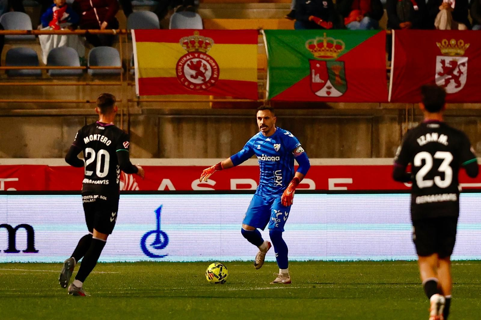 Cultural Leonesa-Málaga CF: Las fotos del partido