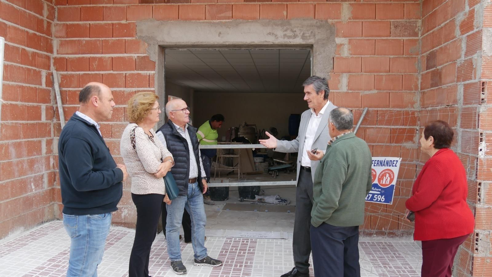 Visita a las obras de ampliación.
