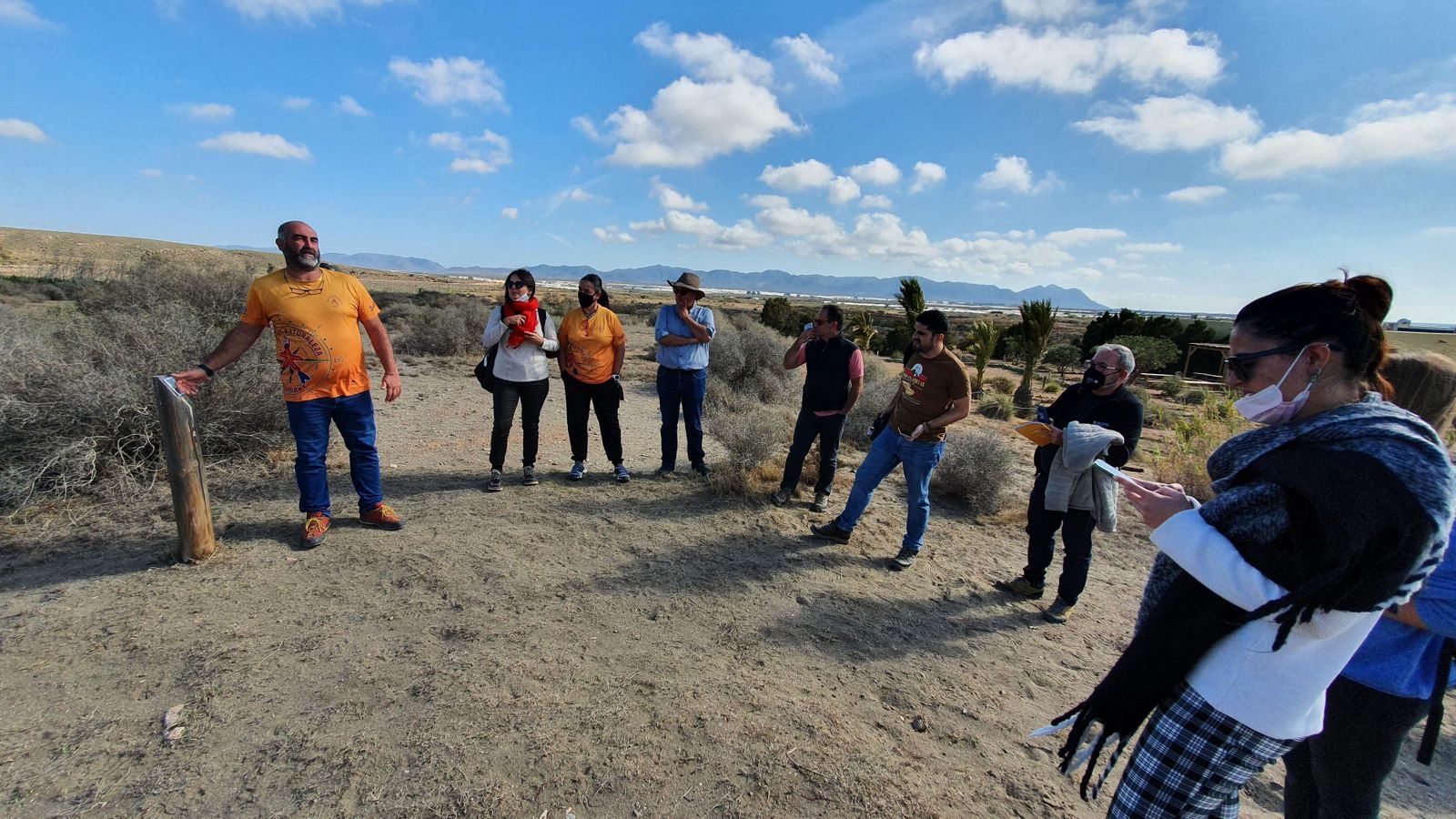 Expertos explican los trabajos que desarrollan en Cabo de Gata frente al calentamiento global.