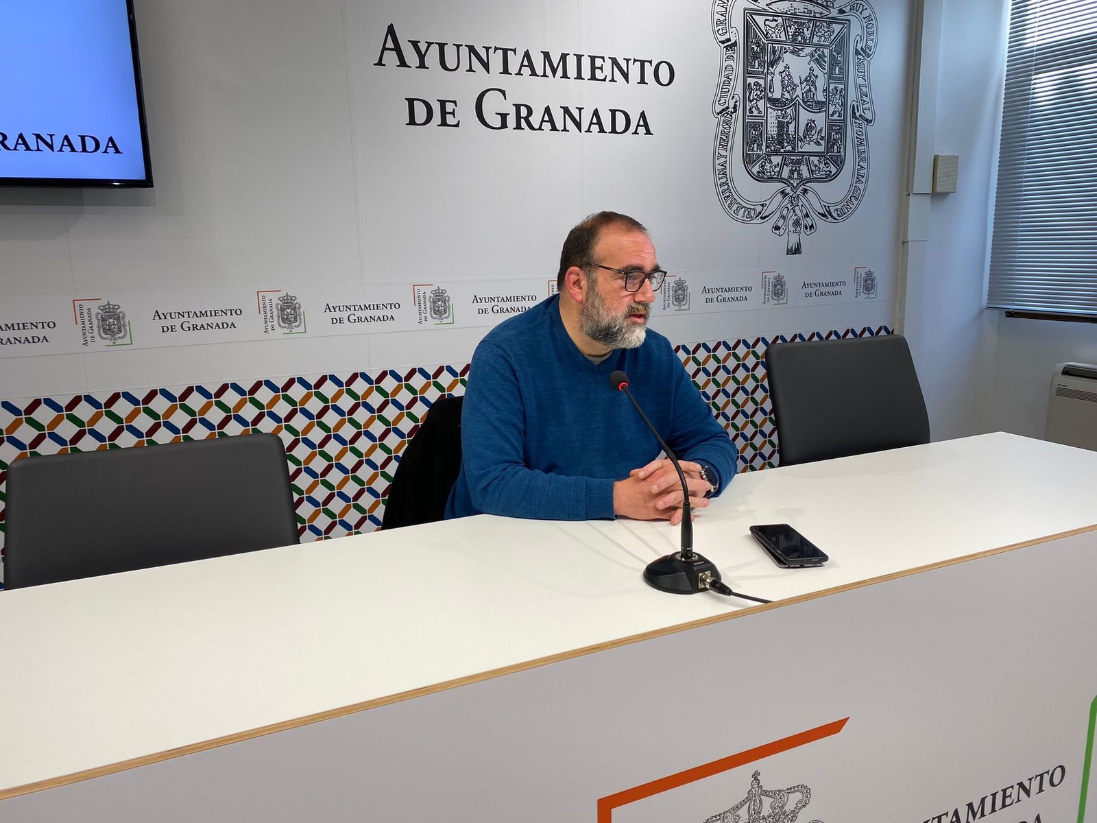 El concejal de Unidas Podemos en el Ayuntamiento, Paco Puentedura