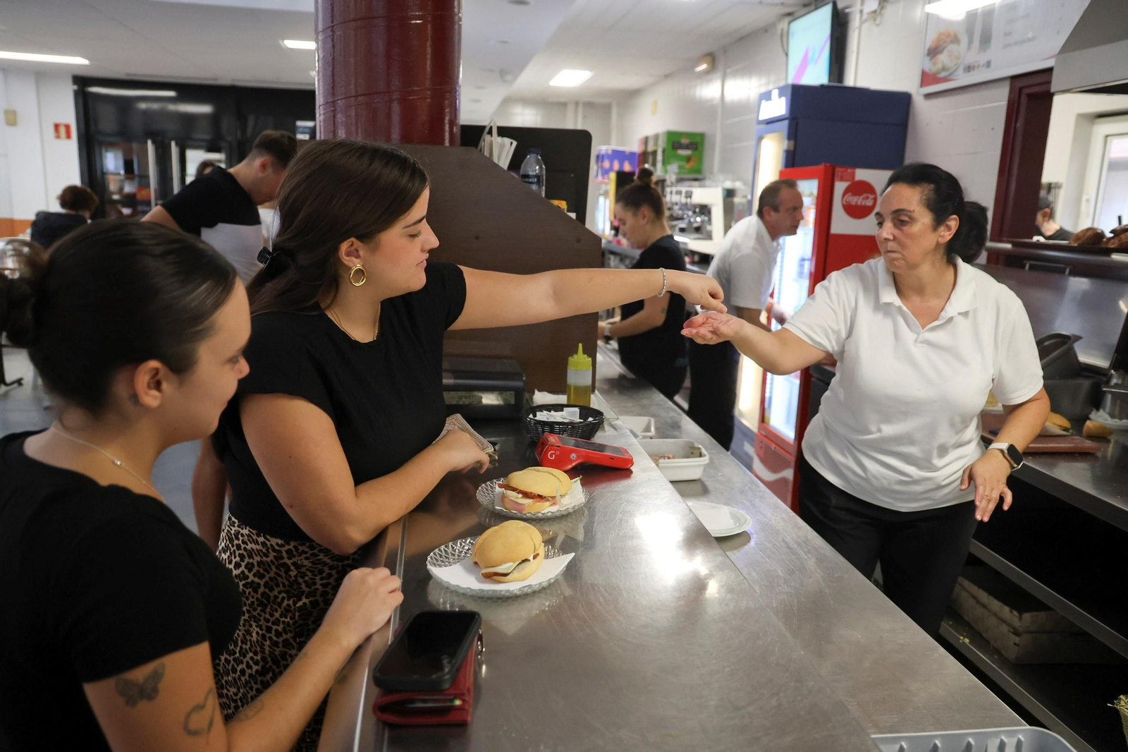 La cafetería de Facultad de Ciencias de la Educación.