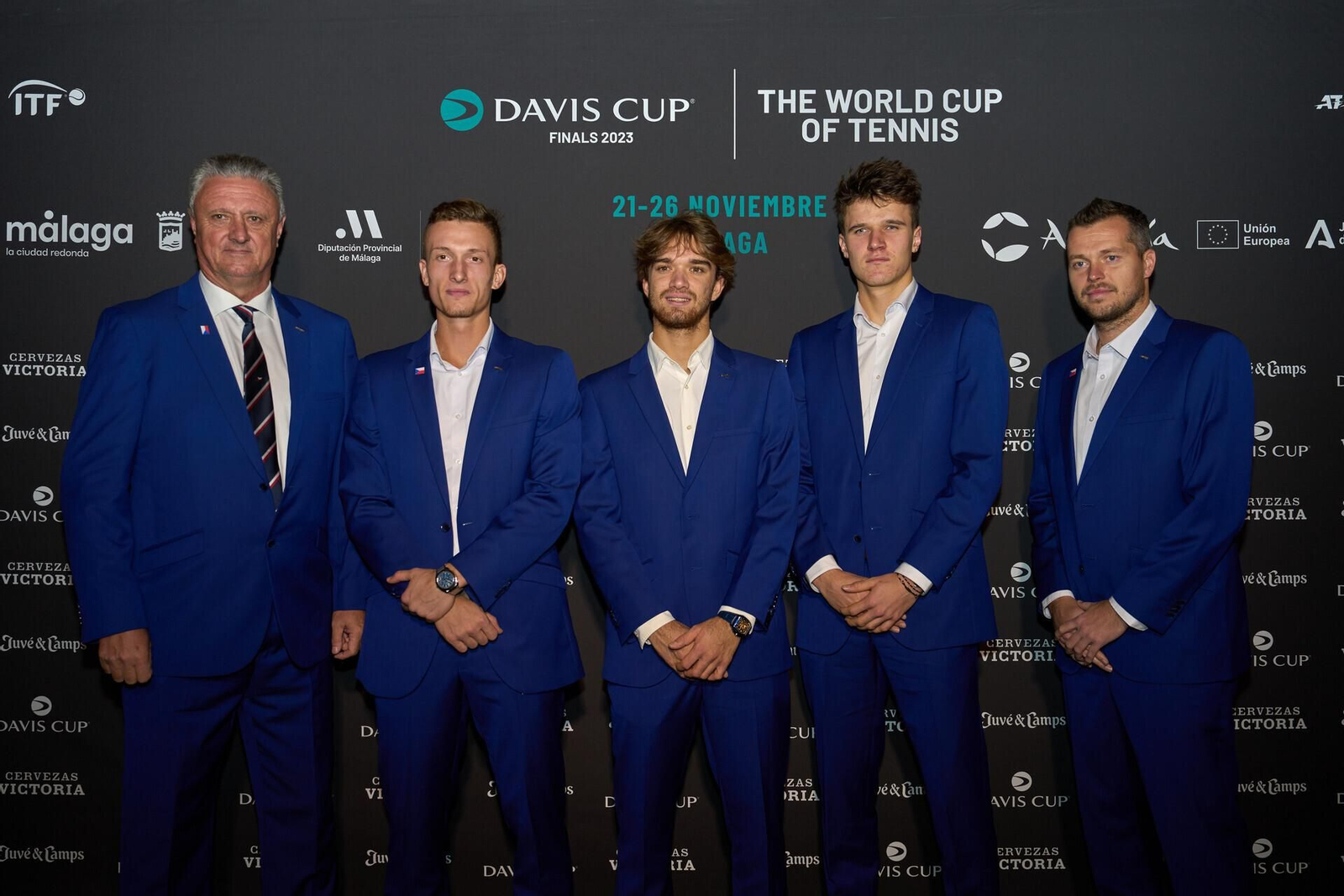 La alfombra roja de la Copa Davis en la Aduana de Málaga