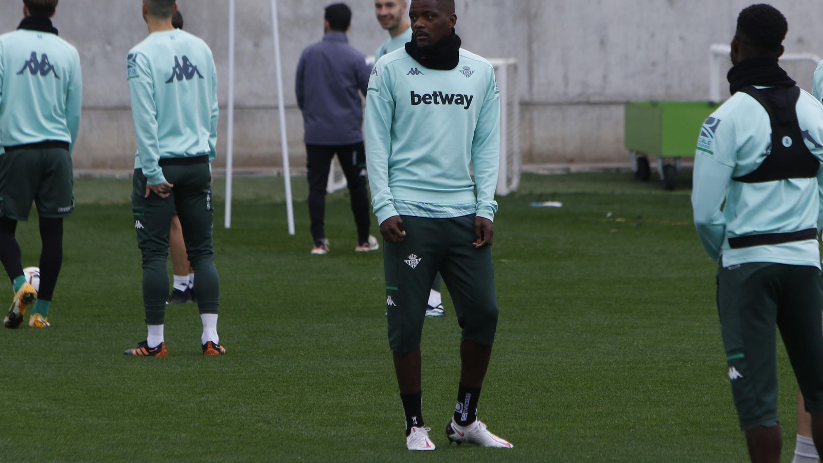 William Carvalho, en el entrenamiento.
