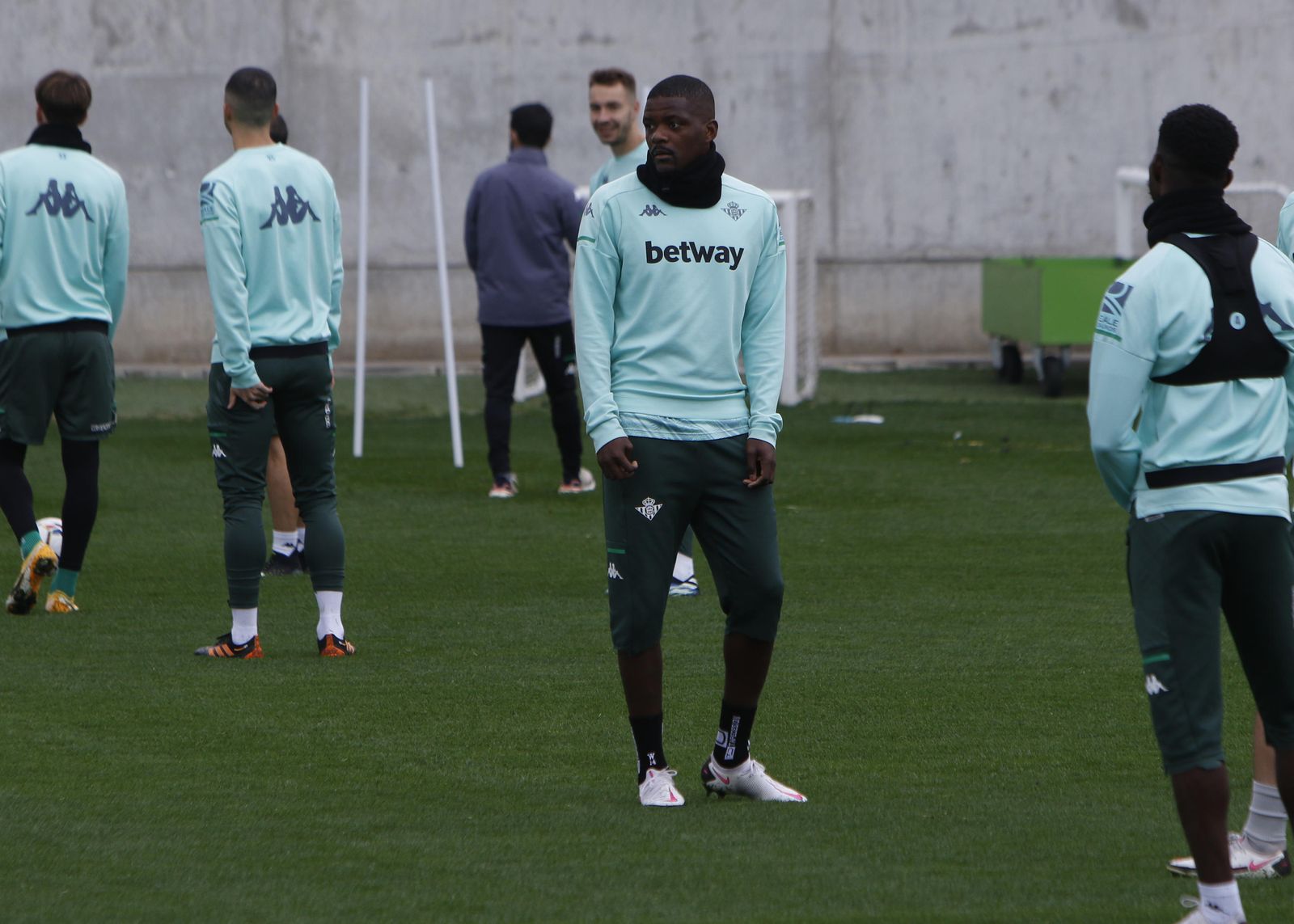William Carvalho, en un entrenamiento.