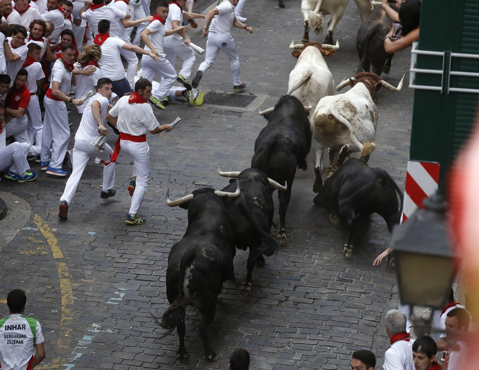 Primer encierro de los sanfermines 2019