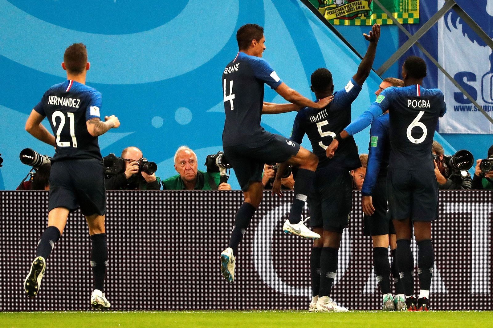 Las imágenes del Francia-Bélgica