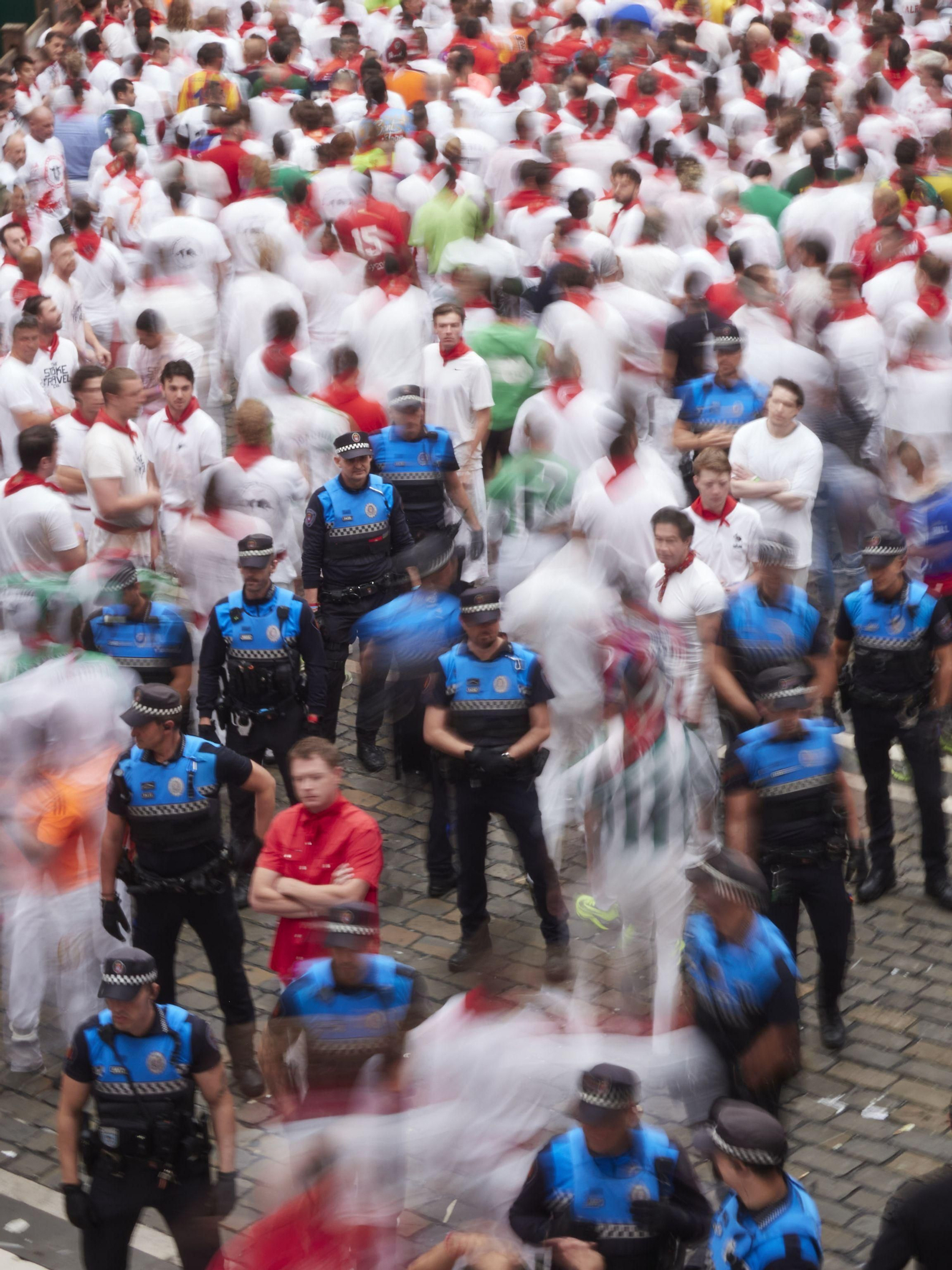 El primer encierro de San Fermín en imágenes