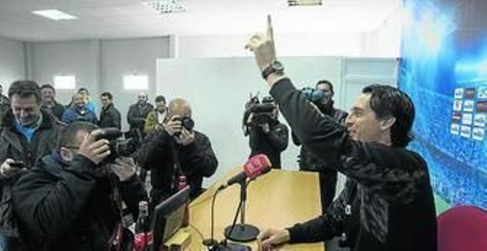 Unai Emery, tras su comparecencia ante los medios.