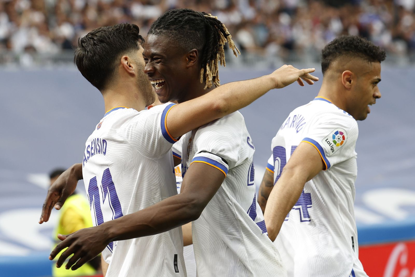 Victoria del Real Madrid y celebración del título de Liga