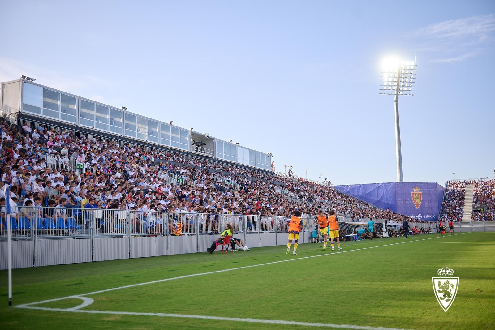 Una de las gradas del estadio del Zaragoza.