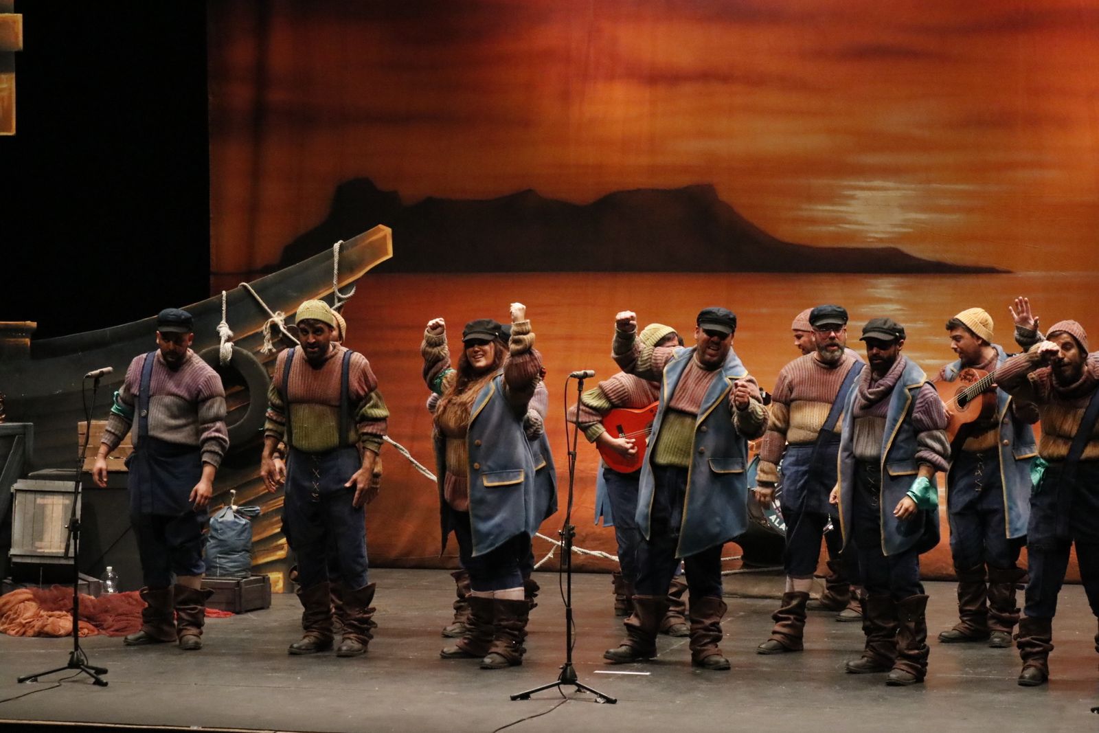 Final del concurso de Carnaval de la Concha Fina de La Línea