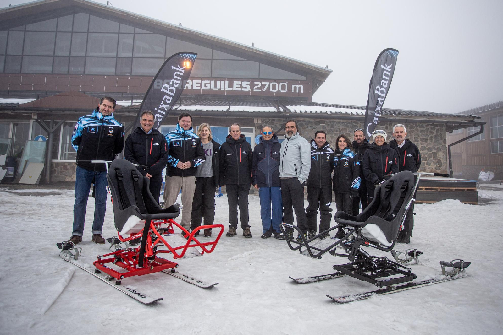 Firma del acuerdo de colaboración entre Caixabank y Cetursa