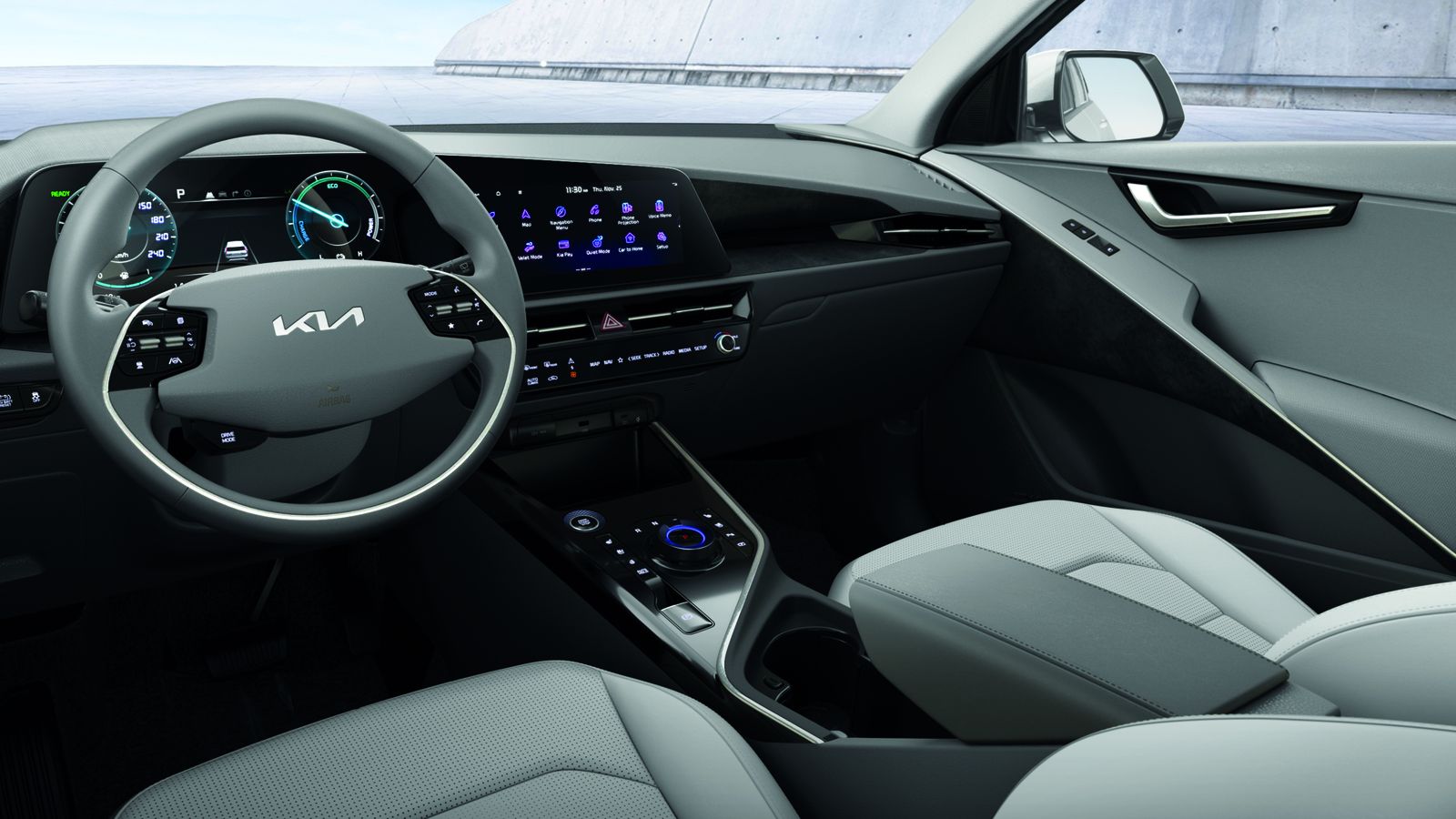 Las dos pantallas de 10,25", para la instrumentación y sistema de infoentretenimiento, son de serie en los Emotion o en los Drive con el paquete Design..