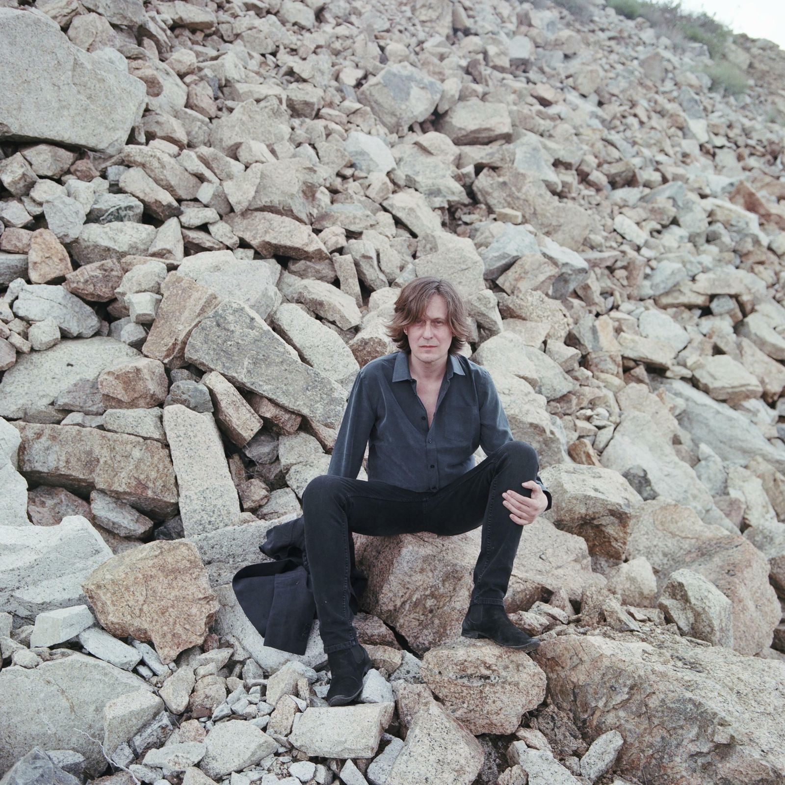 Imagen promocional de Nacho Vegas (Gijón, 1974) para su último disco, 'Violética'.