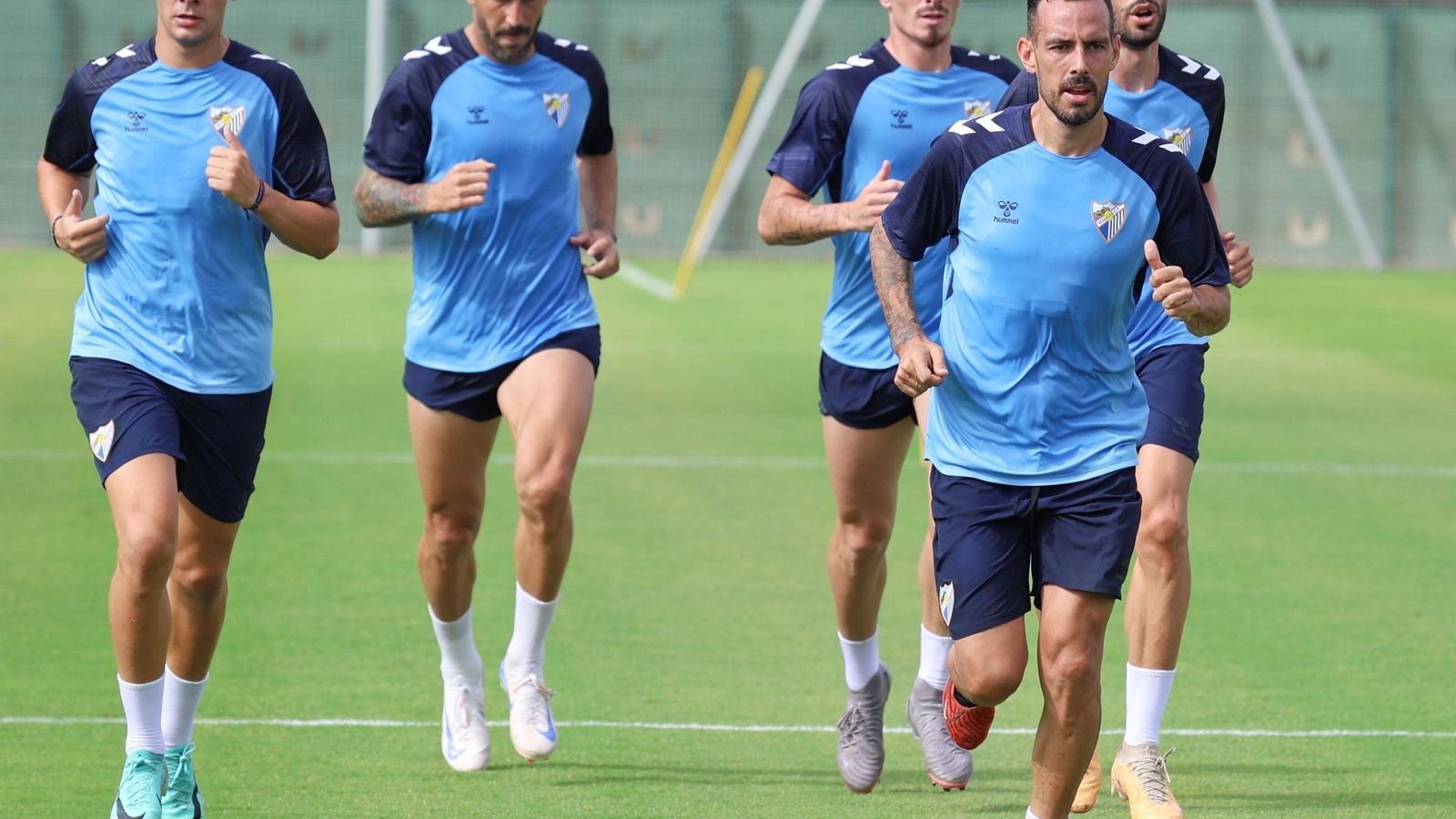 El Málaga CF prueba la Ciudad Deportiva de Arraijanal