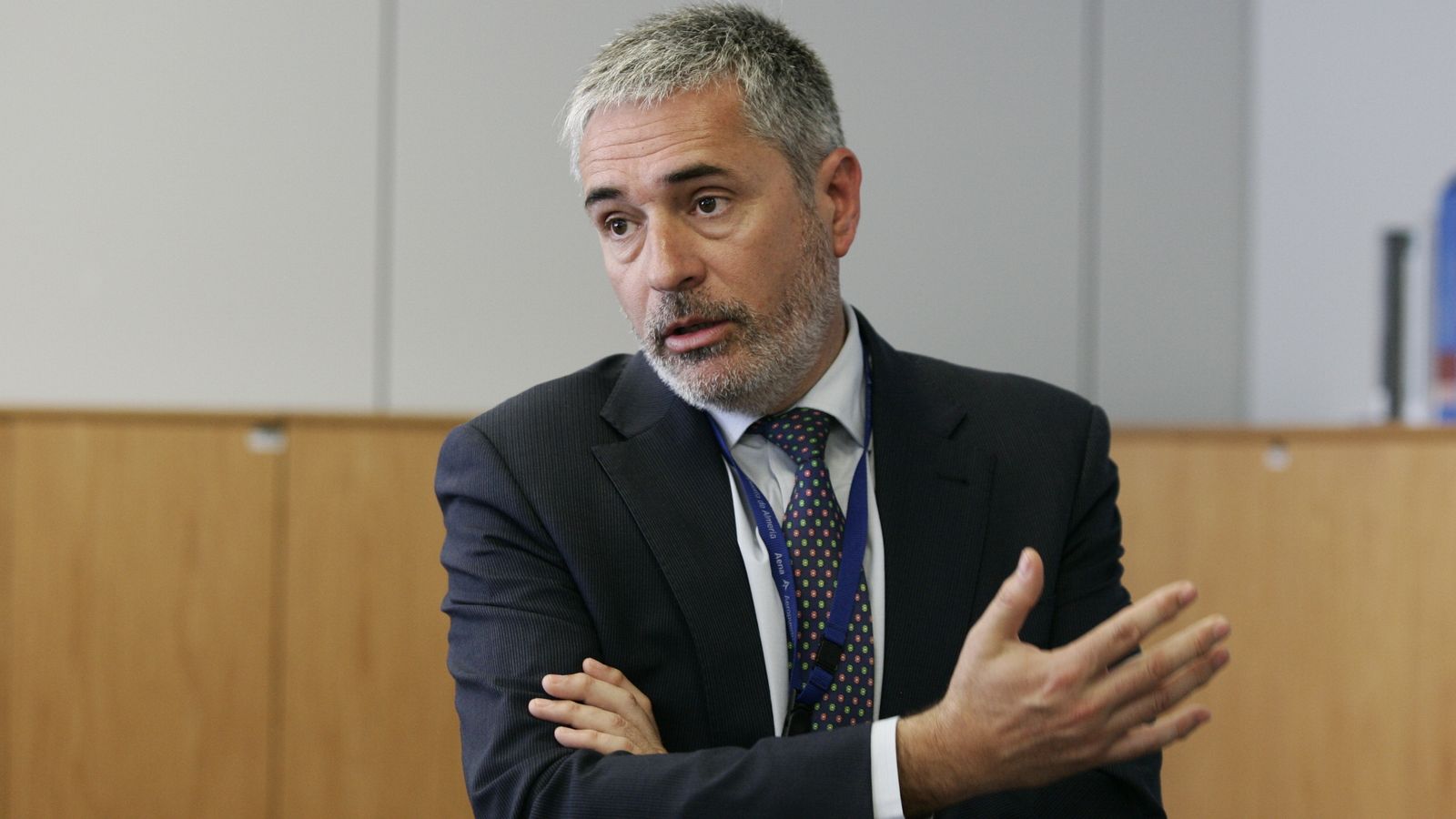 Pablo Lázaro Melgar durante una entrevista para Diario de Almería