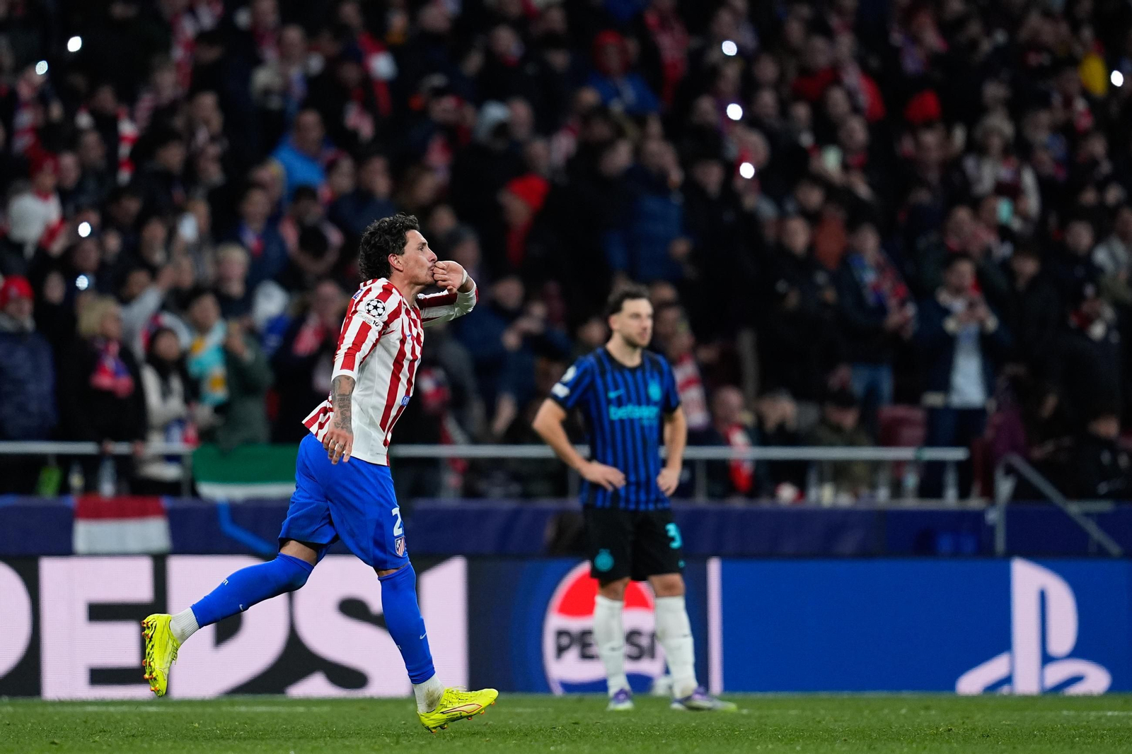Las fotos del Atlético de Madrid-Inter