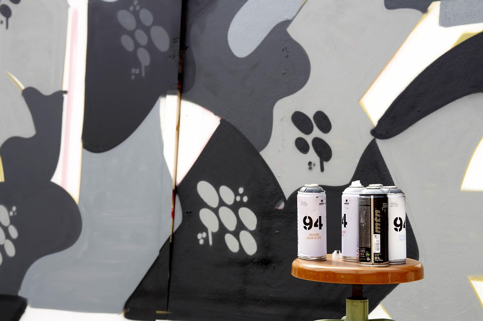 El concurso de graffiti realizado en la Escuela de arte León Ortega