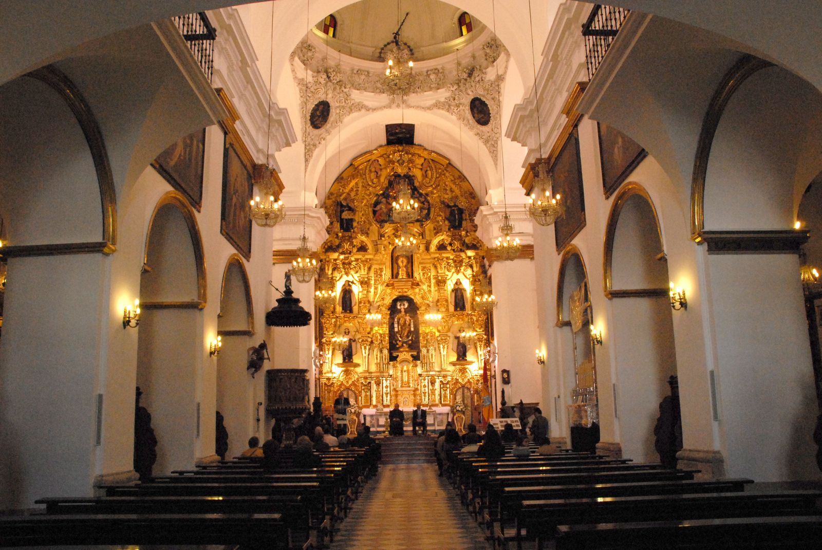 Interior de la iglesia del Carmen, en una imagen de archivo.