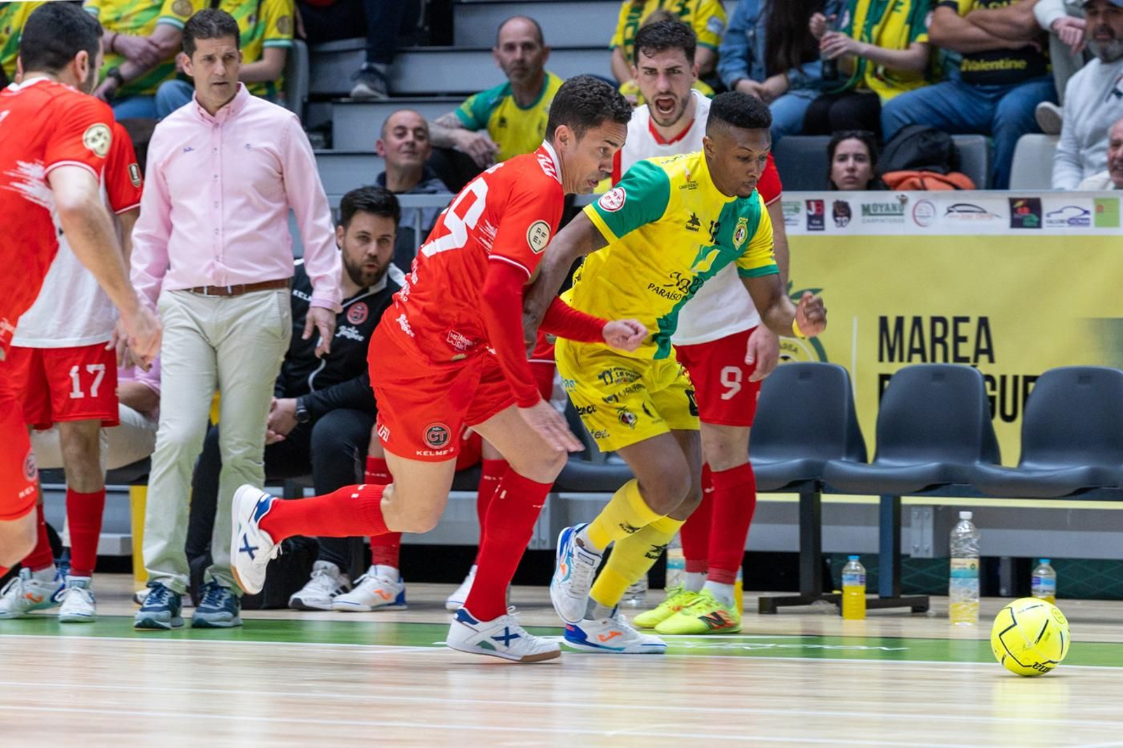 En imágenes: la afición y mejores jugadas del Jaén FS - Jimbee Cartagena