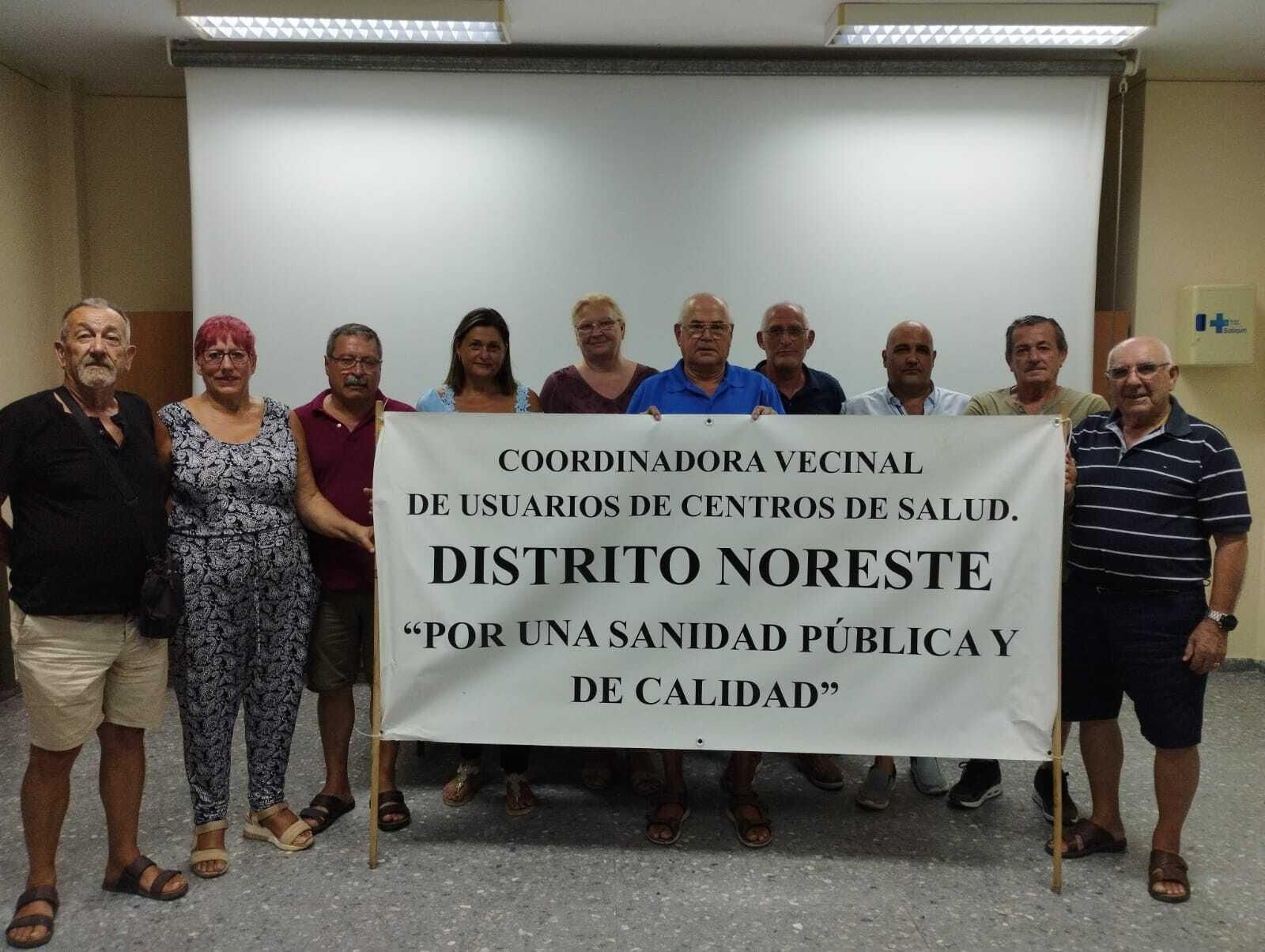 Miembros de la coordinadora vecinal.