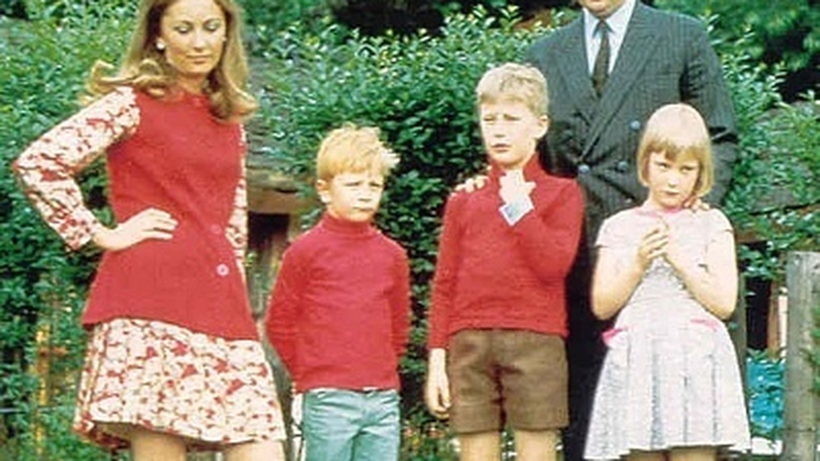 Con sus tres hijos: Felipe, Astrid y Lorenzo.