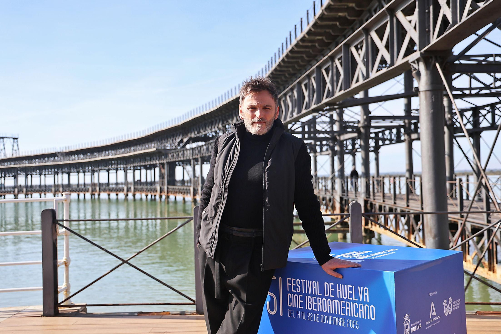 Imágenes de la sesión de fotos con el actor Fernando Tejero para el Festival de Cine Iberoamericano de Huelva