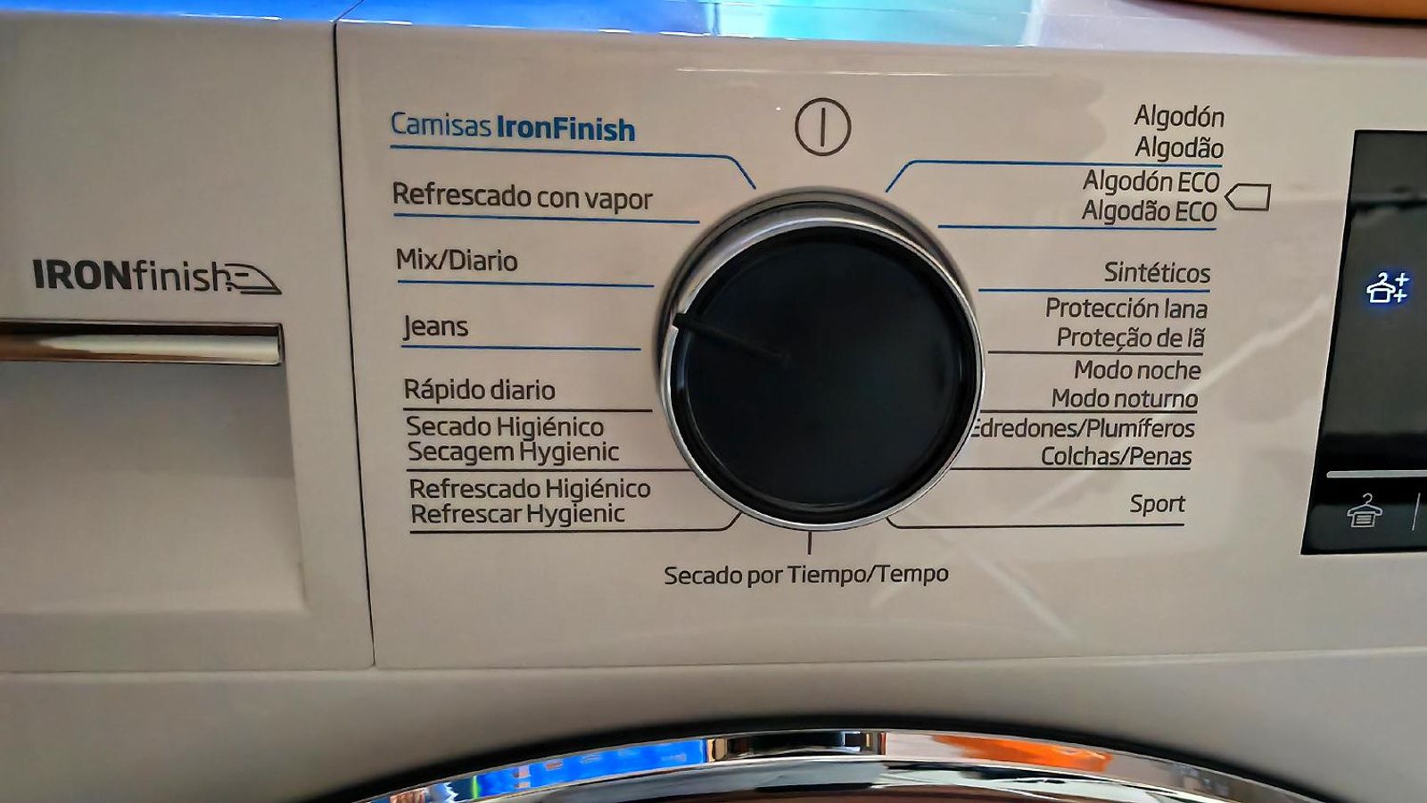 Secadora Beko B5T42243 - Cuadro de mandos de programas